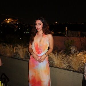 Peppermayo - Elysia Chiffon Maxi Dress in Rainbow - Size 4